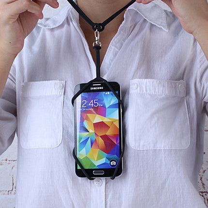 Cell Phone Lanyard Holder, Silicone Lanyard, Adjustable Phone Lanyards For Around The Neck, Compatible With Most Smartphones