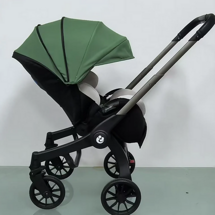 cochecito de bebé 4 en 1 carro asiento de coche cochecito de bebé multifuncional cochecitos plegables y portátiles de lujo