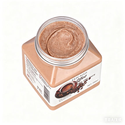 Exfoliante Corporal 350ML, Sal Marina + Polvo Cáscara Nuez Natural, Sin Aditivos, Exfolia & Hidrata, Piel Suave Radiante, Perfume Largo ¡Favorito en México