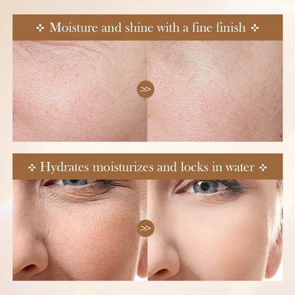 Suero Facial de pulpa de arroz blanco crudo, hidratante Facial, reparador de arrugas, manchas oscuras, antienvejecimiento, cuidado de la piel