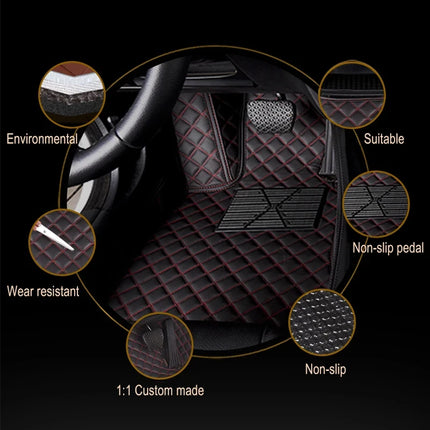 Alfombrillas de Coche de Cuero para SEAT Ibiza Mk3 6L (2002-2008) – Alfombrillas para Pies de Vehículo, Protección Duradera y Estilo Elegante