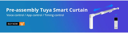 Zemismart-Motor de cortina inteligente Matter Over Thread, aplicación de Google Home, Control automático de sistema de cortina