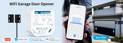 Tuya Smart Life UE WiFi doble cortina interruptor para persiana enrollable motor eléctrico Google Home Alexa Echo Control de voz DIY