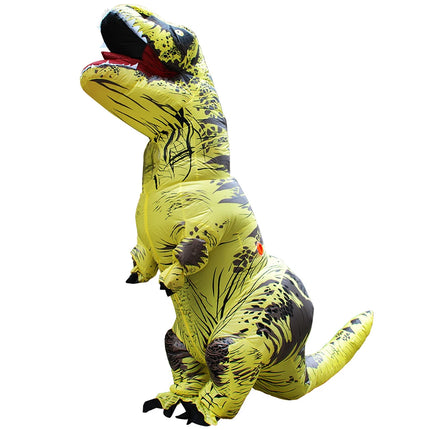 Disfraces inflables de dinosaurio t-rex para niños y adultos, Purim, mascota de Navidad y Halloween, disfraz de fiesta de Anime, trajes de lujo