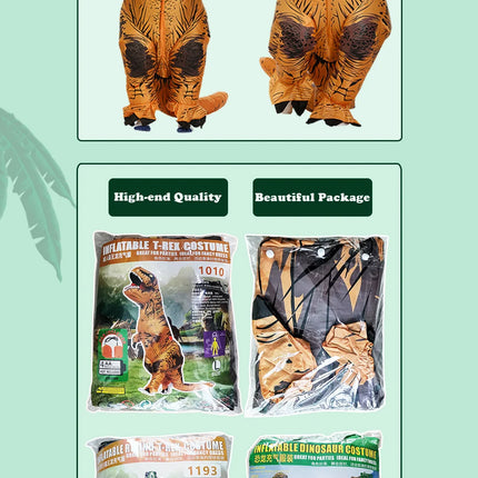 Disfraces inflables de dinosaurio t-rex para niños y adultos, Purim, mascota de Navidad y Halloween, disfraz de fiesta de Anime, trajes de lujo