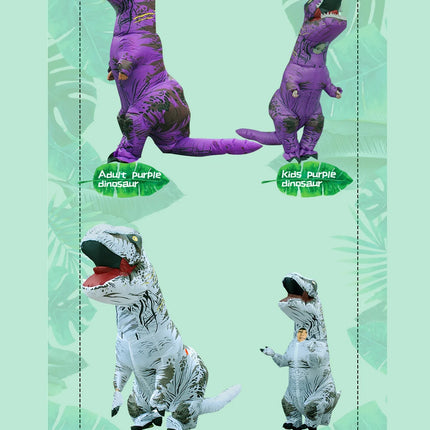 Disfraces inflables de dinosaurio t-rex para niños y adultos, Purim, mascota de Navidad y Halloween, disfraz de fiesta de Anime, trajes de lujo