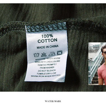 Camiseta 100% de algodón para hombre, camisetas finas informales suaves para Fitness, ropa para el hogar para hombre, camiseta sólida de manga corta con cuello redondo para hombre