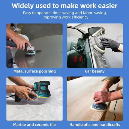 Hot Sale Brushless Lithium Electric Portable Power Tools 125mm Electric Sander for Wood