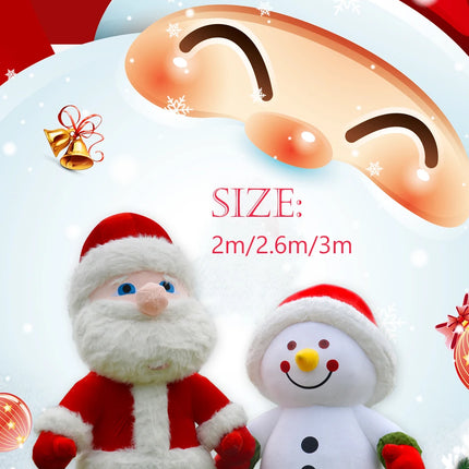 SAYGO-Disfraz inflable de Papá Noel, muñeco de nieve, mascota, disfraz de adulto, disfraz de mascota kawaii para fiesta de Navidad, disfraces de Carnaval