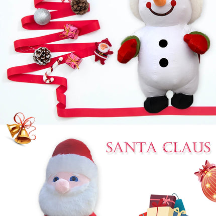SAYGO-Disfraz inflable de Papá Noel, muñeco de nieve, mascota, disfraz de adulto, disfraz de mascota kawaii para fiesta de Navidad, disfraces de Carnaval