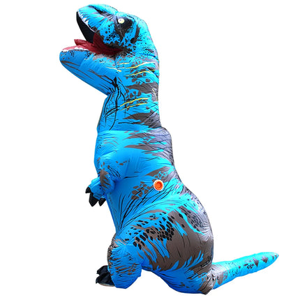 Disfraces inflables de dinosaurio t-rex para niños y adultos, Purim, mascota de Navidad y Halloween, disfraz de fiesta de Anime, trajes de lujo