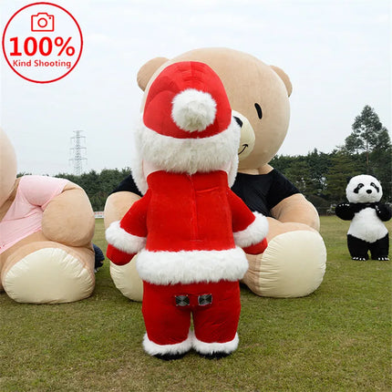 SAYGO-Disfraz inflable de Papá Noel, muñeco de nieve, mascota, disfraz de adulto, disfraz de mascota kawaii para fiesta de Navidad, disfraces de Carnaval