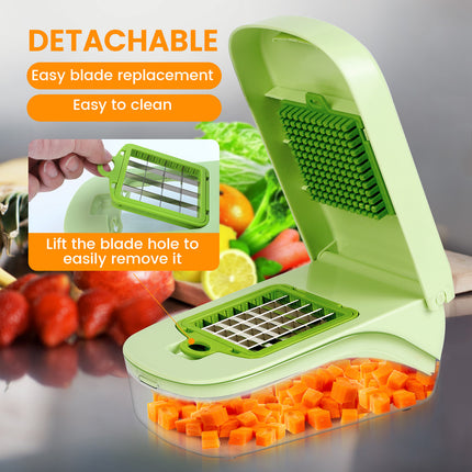14/16 in 1 Multifunctional Vegetable Chopper Handle Food Grate Food Chopper Vegetable Slicer Dicer Cut Kitchen Items cocina