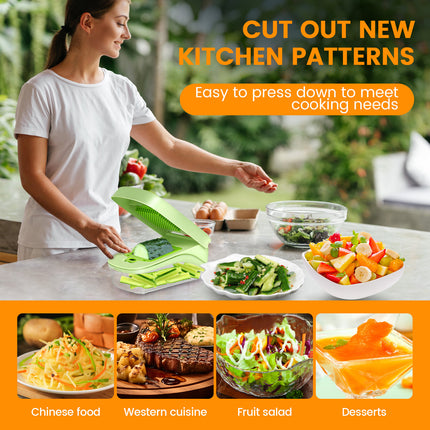 14/16 in 1 Multifunctional Vegetable Chopper Handle Food Grate Food Chopper Vegetable Slicer Dicer Cut Kitchen Items cocina