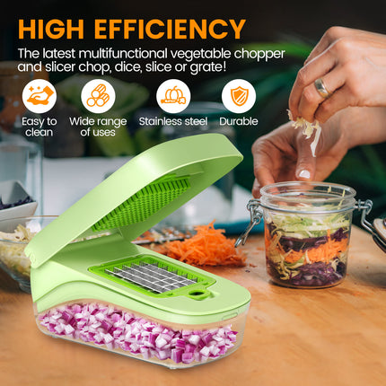 14/16 in 1 Multifunctional Vegetable Chopper Handle Food Grate Food Chopper Vegetable Slicer Dicer Cut Kitchen Items cocina