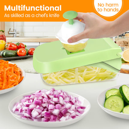 14/16 in 1 Multifunctional Vegetable Chopper Handle Food Grate Food Chopper Vegetable Slicer Dicer Cut Kitchen Items cocina