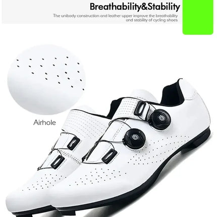 Zapatillas de ciclismo MTB para hombre, botas deportivas para bicicleta de carretera, zapatillas planas de velocidad de carreras, calzado para bicicleta de montaña, zapatos de ciclismo con Pedal Spd