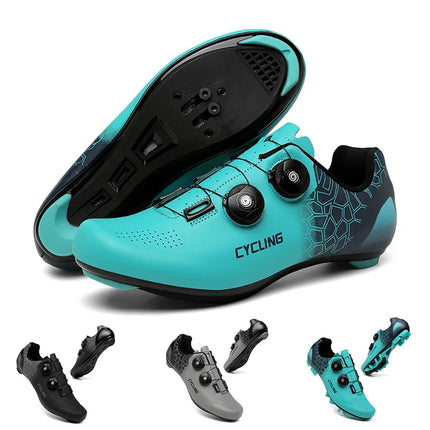 GL zapatos de ciclismo MTB tacos zapatos al aire libre bicicleta de montaña zapato de Pedal plano SPD transpirable velocidad de carreras calzado de bicicleta interior