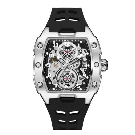 Reloj Mecánico MEGIR para Hombre – Estilo de Lujo con Movimiento Automático y Diseño Esqueleto