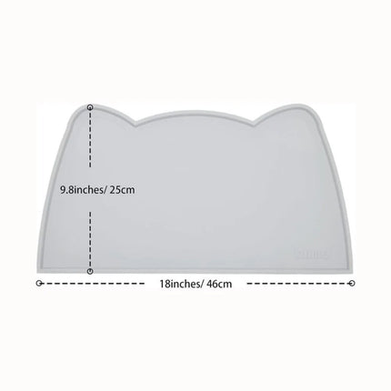 Alfombrillas de silicona de calidad alimentaria para gatos, antisuciedad, fáciles de limpiar, para gatos y perros, a prueba de agua, almohadilla antideslizante para mascotas