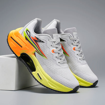 Zapatillas para correr Air Cushion especialidad maratón hombres deportes transpirables ligeros mujeres cómodas zapatillas deportivas antideslizantes ﻿