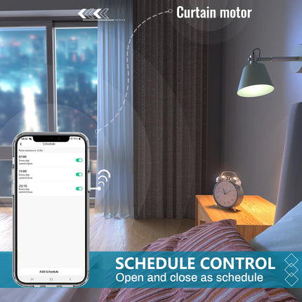 Motor de Cortina Inteligente Mini Tuya Zigbee – Control Automático y Compatible con Alexa y Google