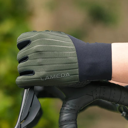 LAMEDA guantes de ciclismo para hombre, almohadilla XRD, pantalla táctil, guantes de dedo completo para bicicleta de carretera, guantes de primavera para MTB, accesorios transpirables para bicicleta
