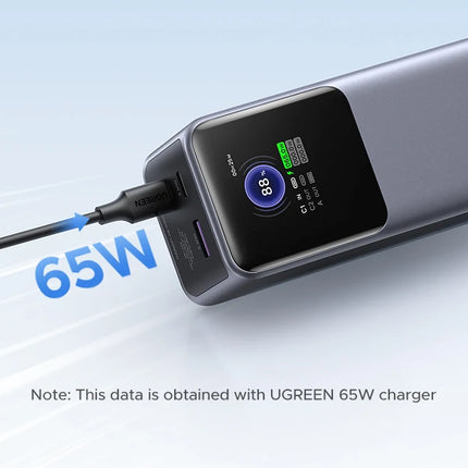 UGREEN Nexode 200W 25000mAh banco de energía portátil PD batería externa PowerBank para Macbook Pro para iPad estación de energía de carga rápida