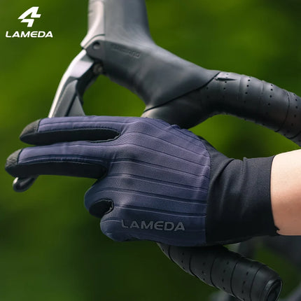 LAMEDA guantes de ciclismo para hombre, almohadilla XRD, pantalla táctil, guantes de dedo completo para bicicleta de carretera, guantes de primavera para MTB, accesorios transpirables para bicicleta