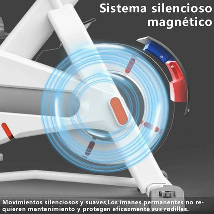 Bicicleta Spinning Bicicleta Estática De Casa Ultrasilenciosa Para Ejercicio En Interiores, Equipo Deportivo De Entrenamiento, Carga Máxima De 120kg, Bicicleta Con Volante Estacionario Para Fitness Con