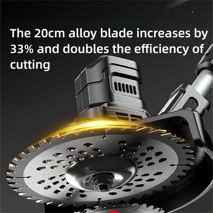 Cortacésped agrícola multifuncional, cortacésped eléctrico, máquina de deshierbe con batería de litio recargable para el hogar pequeño