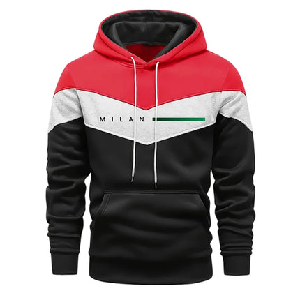 2025 nueva llegada conjunto deportivo para hombre Sudadera con capucha + Pantalones 2 piezas Otoño Invierno ropa deportiva de moda informal diaria trajes cómodos para el hogar al aire libre