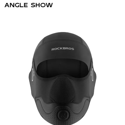 ROCKBROS-Sombrero de ciclismo, pasamontañas fresco de verano, protección UV, bufanda para bicicleta, senderismo, sombrero de seda de hielo, cubierta para la cara, forro para casco deportivo