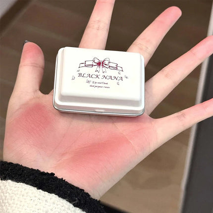 Rubor de niebla suave con forma de corazón francés, baja saturación, puro deseo, maquillaje coreano, maquillaje, rouge, maquillaje