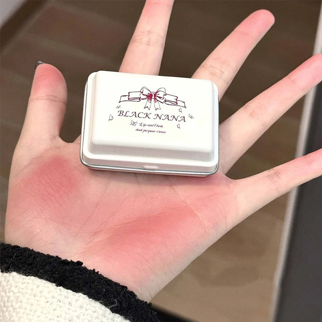 Rubor de niebla suave con forma de corazón francés, baja saturación, puro deseo, maquillaje coreano, maquillaje, rouge, maquillaje