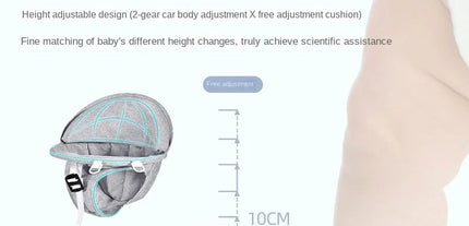 Andadores de bebé plegables LazyChild con rueda Universal, andador multifunción antideslizante y antideslizante, carrito de mano, andador de inicio de aprendizaje