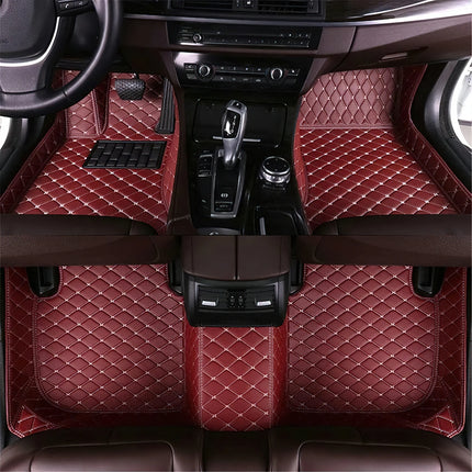 Alfombrillas de Coche de Cuero para SEAT Ibiza Mk3 6L (2002-2008) – Alfombrillas para Pies de Vehículo, Protección Duradera y Estilo Elegante