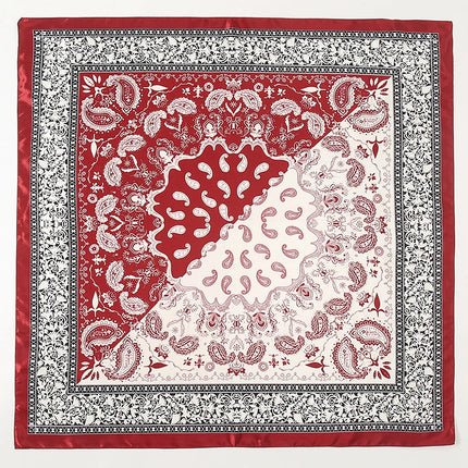 Bufanda Cuadrada de Satén para Mujer – Hijab Elegante y Accesorio Versátil 2025