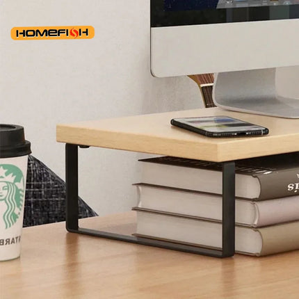 Monitor de ordenador Base de Monitor elevada estante de almacenamiento para el hogar y la Oficina estante de almacenamiento creativo de escritorio suministros de almacenamiento de oficina