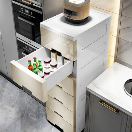 Gabinete de Almacenamiento Múltiple Compacto – Estante Multicapa para Baño y Cocina