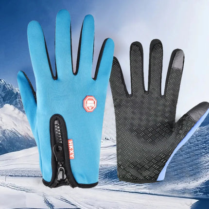Guantes Cálidos Impermeables de Invierno – A Prueba de Viento y con Pantalla Táctil para Hombres y Mujeres