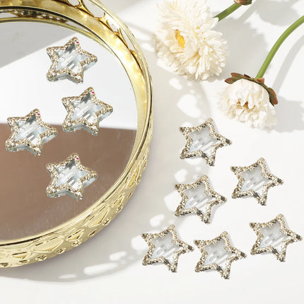 AWAYTR, 5 uds., pinzas para el cabello de estrella ahuecadas, horquillas a presión de estrella, tocado dulce, pasadores para el cabello, accesorios para el cabello para niñas, Dropship