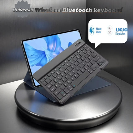 Teclado Bluetooth Teclado inalámbrico de 84 teclas Compatible con tabletas iPad Samsung Xiaomi de 7/10 pulgadas y teclado Mini iPad para iPad