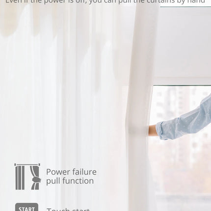 Zemismart-Motor de cortina inteligente Matter Over Thread, aplicación de Google Home, Control automático de sistema de cortina