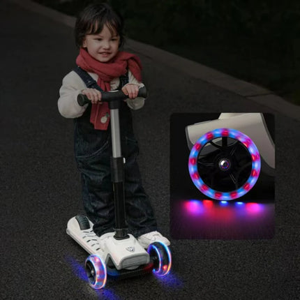 Cochecito de bebé 4 en 1, Scooter, coche yo-yo plegable para bebé de 2 a 7 años, puede sentarse y montar, carrito multifuncional para niños