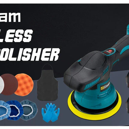 Gisam 8Gear Pulidora Digital Inalámbrica para Auto