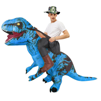Disfraces inflables de dinosaurio t-rex para niños y adultos, Purim, mascota de Navidad y Halloween, disfraz de fiesta de Anime, trajes de lujo