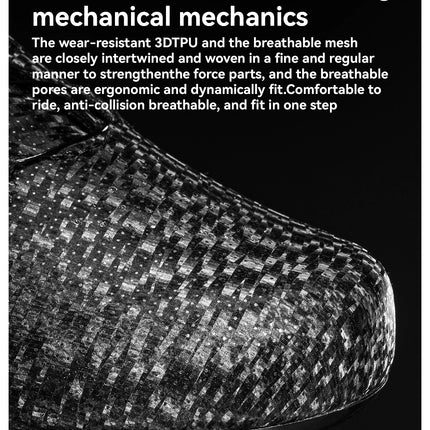 ROCKBROS Zapatos de ciclismo profesional con cierre de perilla autobloqueantes para bicicleta de carretera compatible con calas SPD calzado para ciclismo