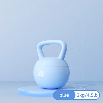 Kettlebells suaves con Base antideslizante resistente a impactos, juegos de pesas de entrenamiento de agarre ancho para levantamiento de pesas en el hogar