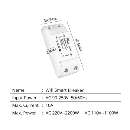Interruptor Inteligente Tuya WiFi – Control de Luz Inalámbrico con App, Voz y Temporizador
